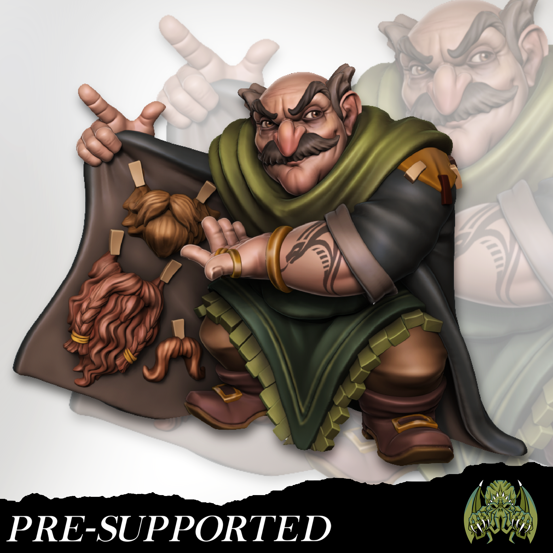 Farnas Baldward [PRE-SUPPORTED] Dwarf Seller Beards